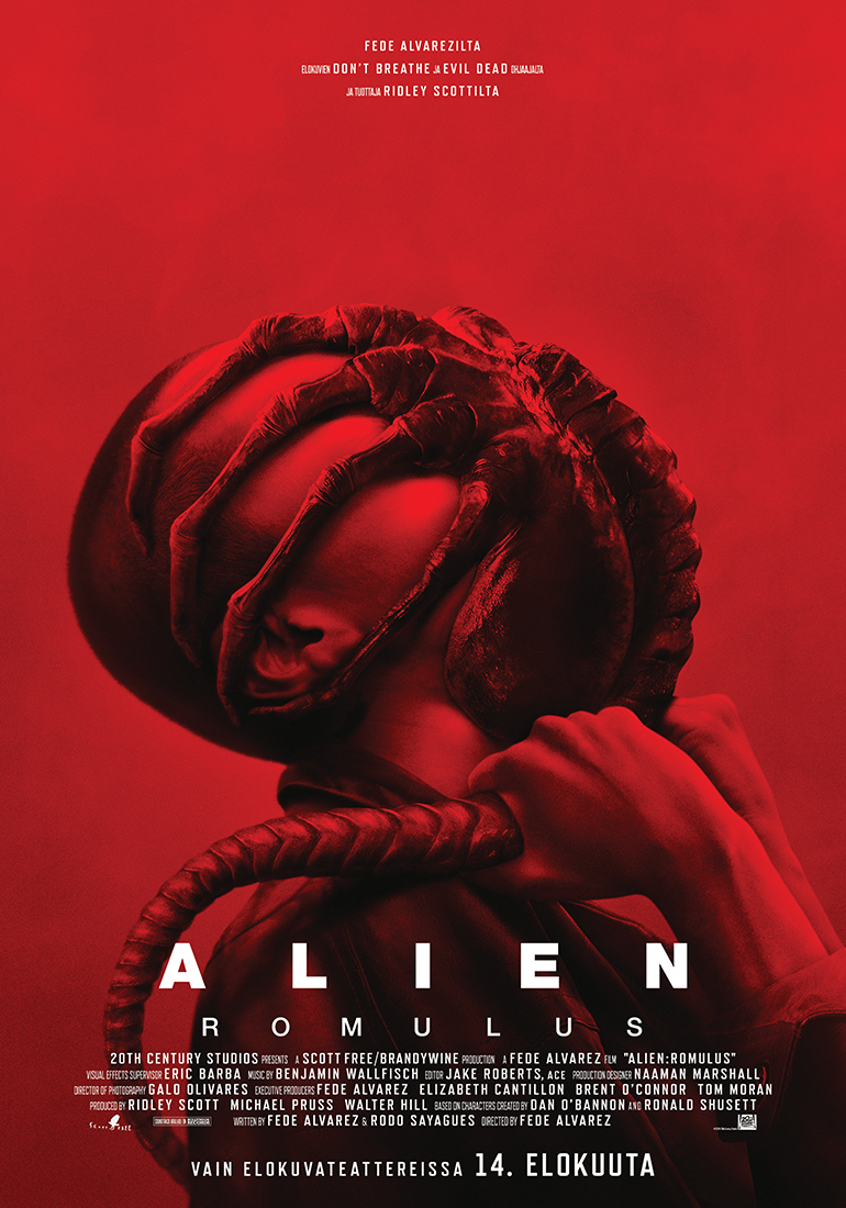 Alien: Romulus -elokuvan virallinen juliste (© 20th Century Studios)