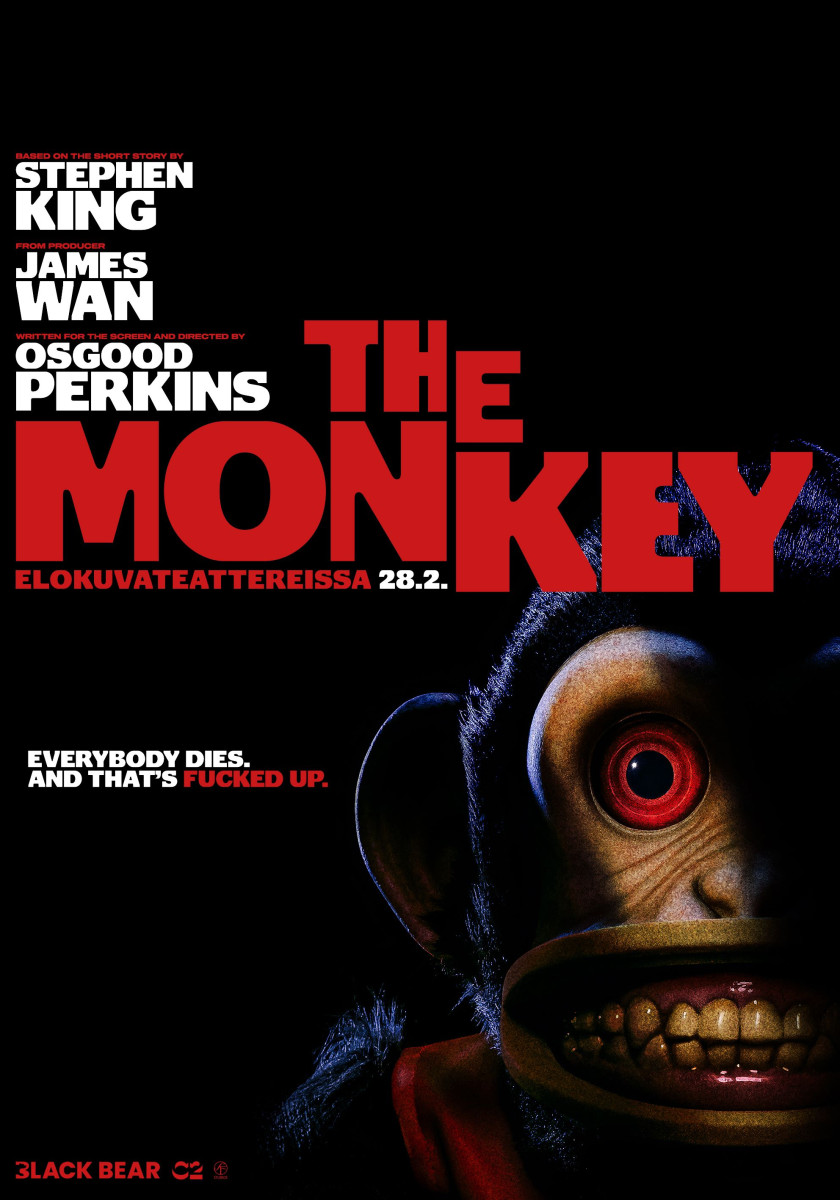 The Monkey -elokuvan virallinen juliste (© C2 Motion Picture Group)
