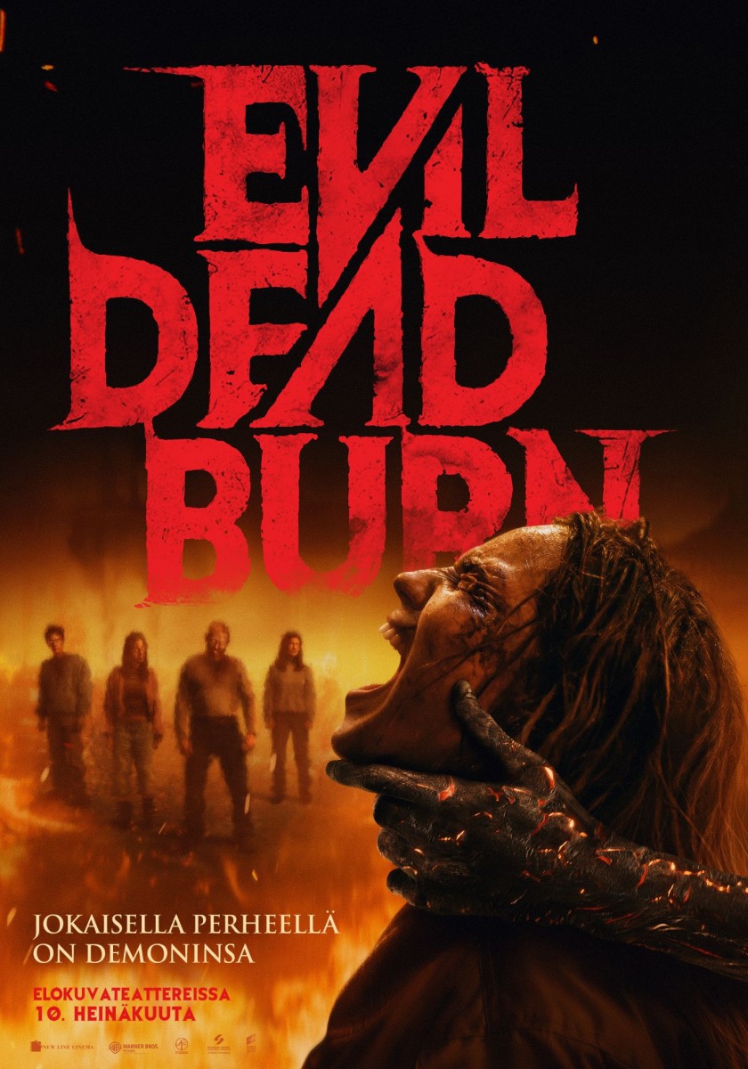 Evil Dead Burn -elokuvan virallinen juliste (@ Warner Bros. Entertainment)