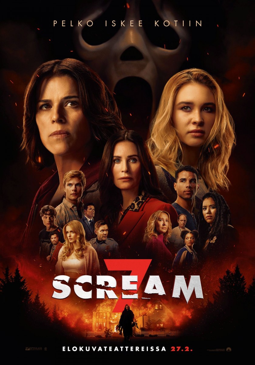 Scream 7 (© Paramount Pictures) Scream 7 -elokuvan virallinen juliste (© Paramount Pictures)