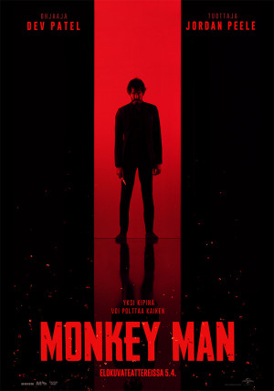 Monkey Man -elokuvan juliste (© Universal Studios)