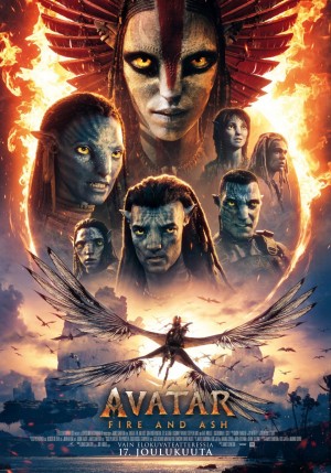 Avatar: Fire and Ash -elokuvan virallinen juliste (© 20th Century Studios)