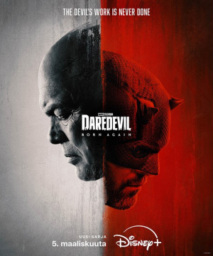 Daredevil: Born Again- sarjan virallinen juliste (© Disney)