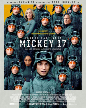 Mickey 17 -elokuvan virallinen juliste (© Warner Bros. Entertainment)